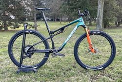 Horské kolo Massi AIRE CARBON SL TEAM Carbon Finish / Green Glossy vel. L