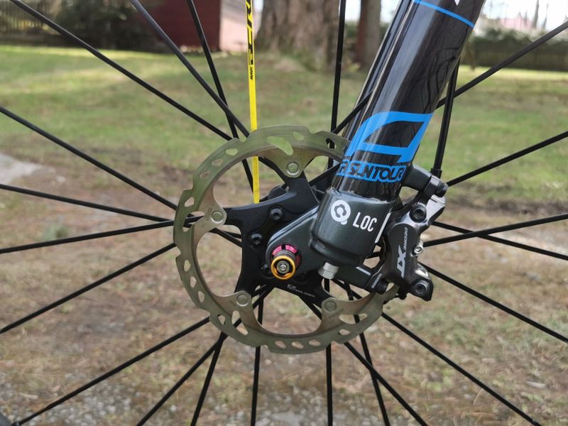 Look 989, shimano XTR 1x12s, karbonová vidlice AXON Werx, MAVIC CROSSMAX PRO