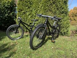 Zakázkové lehké dětské 20" kolo, rám 10", Shimano Altus 1x8, kotoučovky