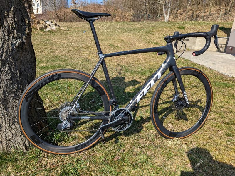 Felt FR Disc Sram Red AXS, vel. 58, wattmetr Quarq, 7 kg