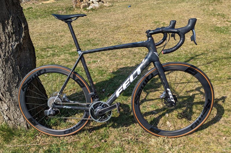 Felt FR Disc Sram Red AXS, vel. 58, wattmetr Quarq, 7 kg