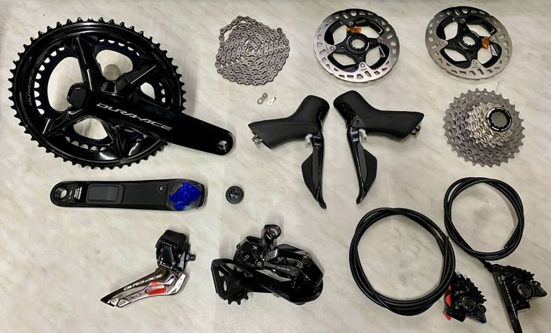 NOVÁ - Shimano Dura-Ace Di2 R9250-P silniční sada s powermetre (možno i bez PM)