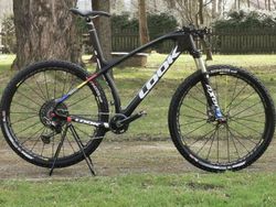 Look 989, shimano XTR 1x12s, karbonová vidlice AXON Werx, MAVIC CROSSMAX PRO