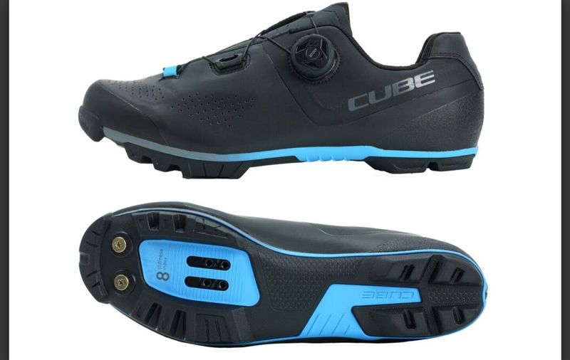 tretry CUBE MTB PEAK PRO black´n´blue jednou použité cena při koupi 3900kč