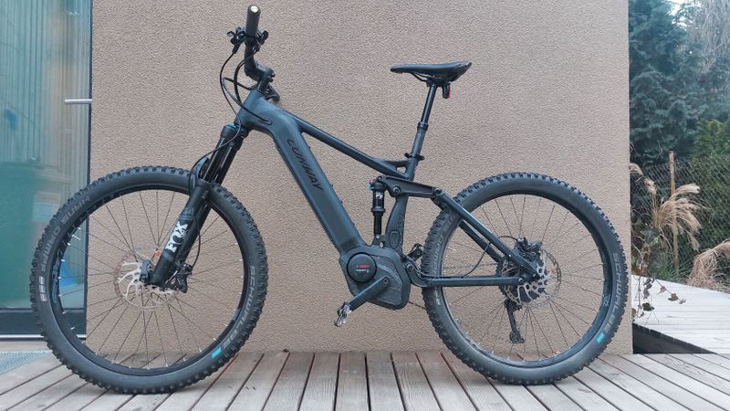 Elektrické málo ježděné CONWAY eMF 527 Plus black matt/grey (CW19EMF527A), 1.maj.