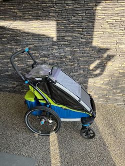 Thule Chariot sport + mininkovník + jogging set + cyclo set