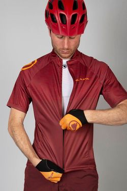 ENDURA - dres pánský Hummvee Ray S/S cocoa
