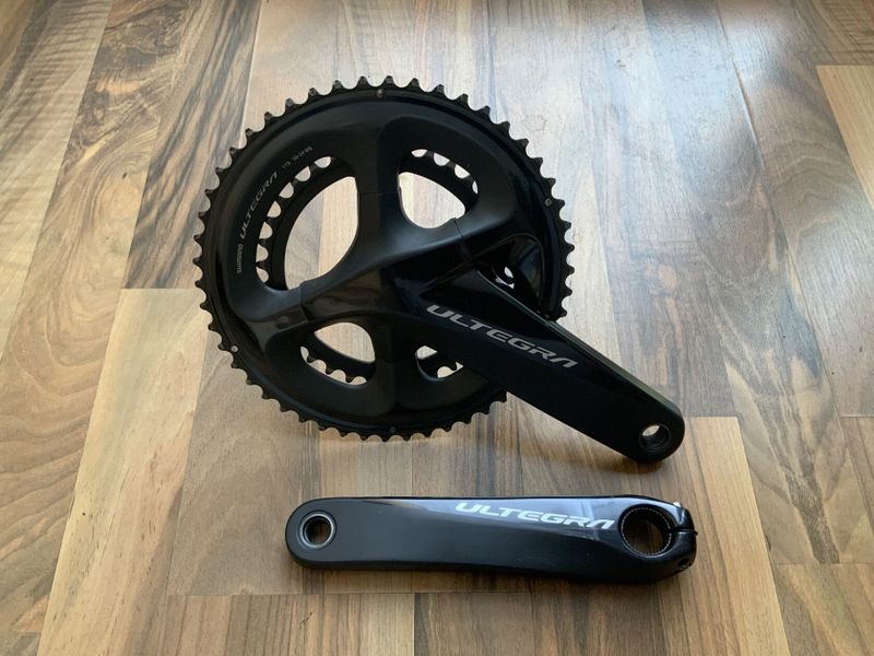 Oboustranny wattmeter Ultegra R8000; 172,5mm; prevodniky 34-50, nabijecka