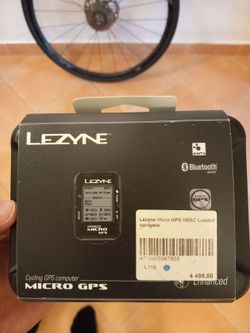 Lezyne micro GPS cyklopočítač