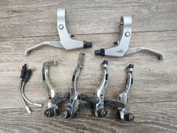 V brzdy a páky Shimano Alivio