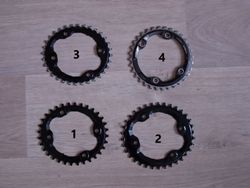 Prodám převodníky Absolute Black a Shimano