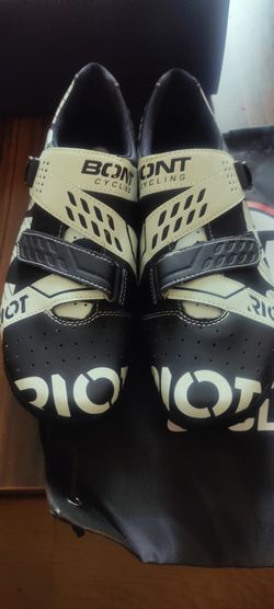 BONT RIOT Black/White carbonové tretry