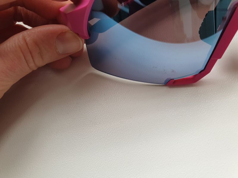Sportovní brýle 100% S3 soft tact pink hiperblue