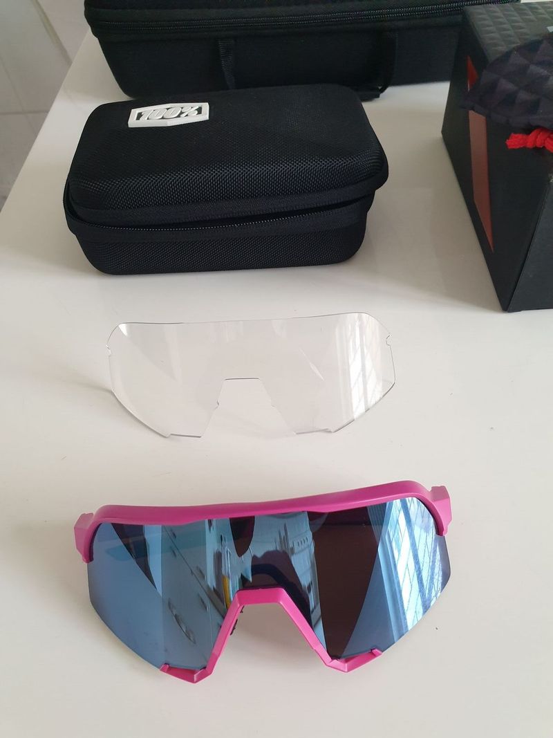 Sportovní brýle 100% S3 soft tact pink hiperblue