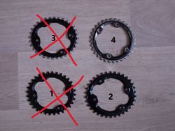 Prodám převodníky Absolute Black a Shimano