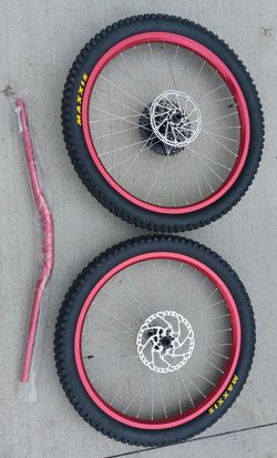 Vypletená kola 24 Atomlab enduro