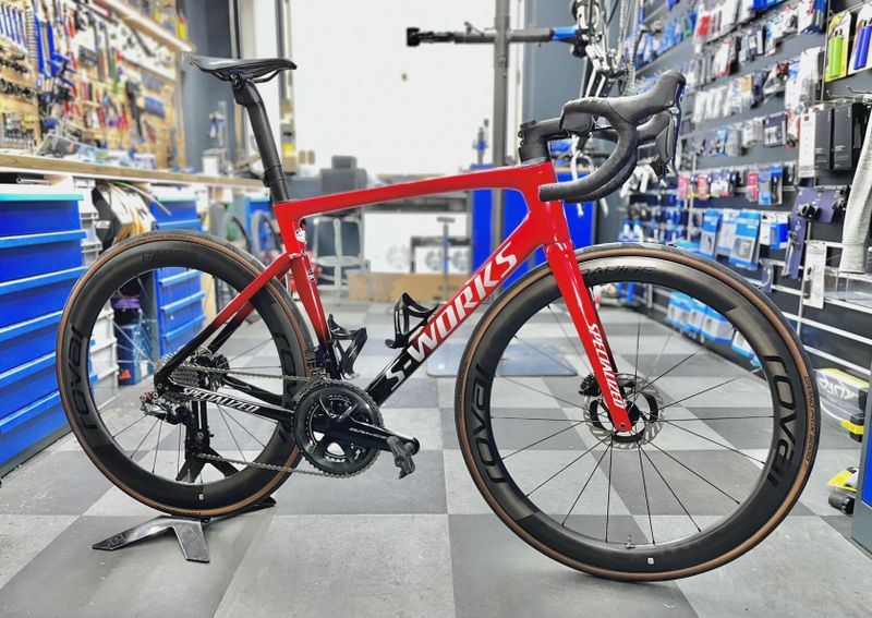 Specialized S-Works SL7 | vel. 56 | Shimano DuraAce Di2 + 4iiii watmetr | Roval Rapide CLX | 7,31 kg