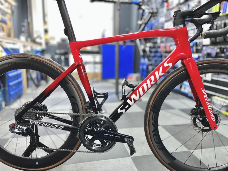 Specialized S-Works SL7 | vel. 56 | Shimano DuraAce Di2 + 4iiii watmetr | Roval Rapide CLX | 7,31 kg