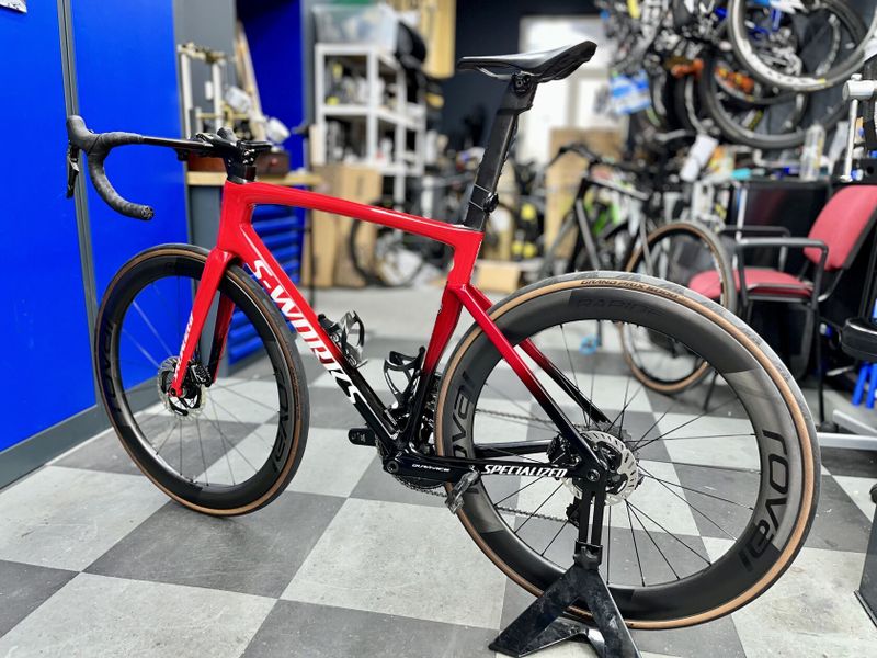 Specialized S-Works SL7 | vel. 56 | Shimano DuraAce Di2 + 4iiii watmetr | Roval Rapide CLX | 7,31 kg
