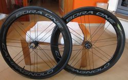 Kolesá Campagnolo Bora One 50 DB tubular (galuskové, kotúčové)