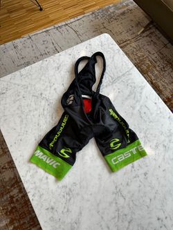 Cyklistické kalhoty krátké s laclem Cannondalle - Castelli (L)