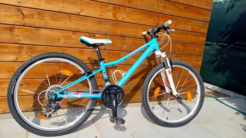 Kolo Superior Paint XC 24" 2017, modro, bílé