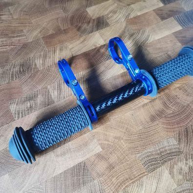Přídavná řidítka pro děti, k sedačce na rám - karbonová