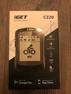 Prodám nový cyklopočítač iGET C220 + držák