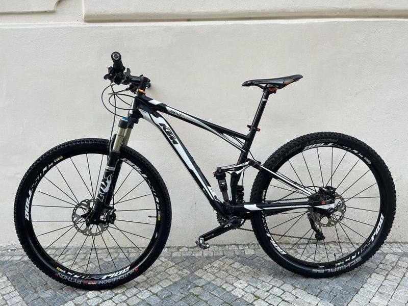 Celoodpružené Kolo KTM Phinx 29", PEVNÁ OSA, Shimano XT