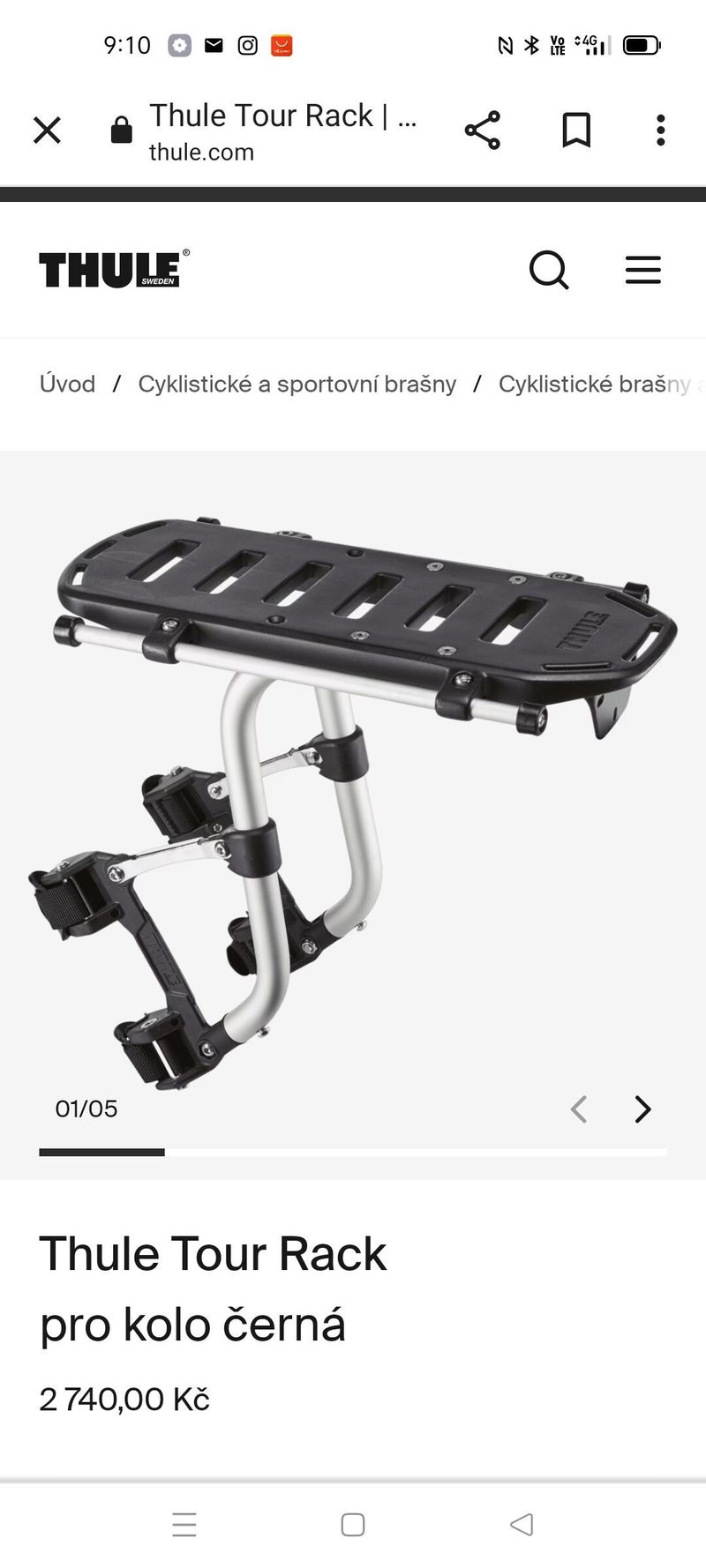 Thule tour rack
