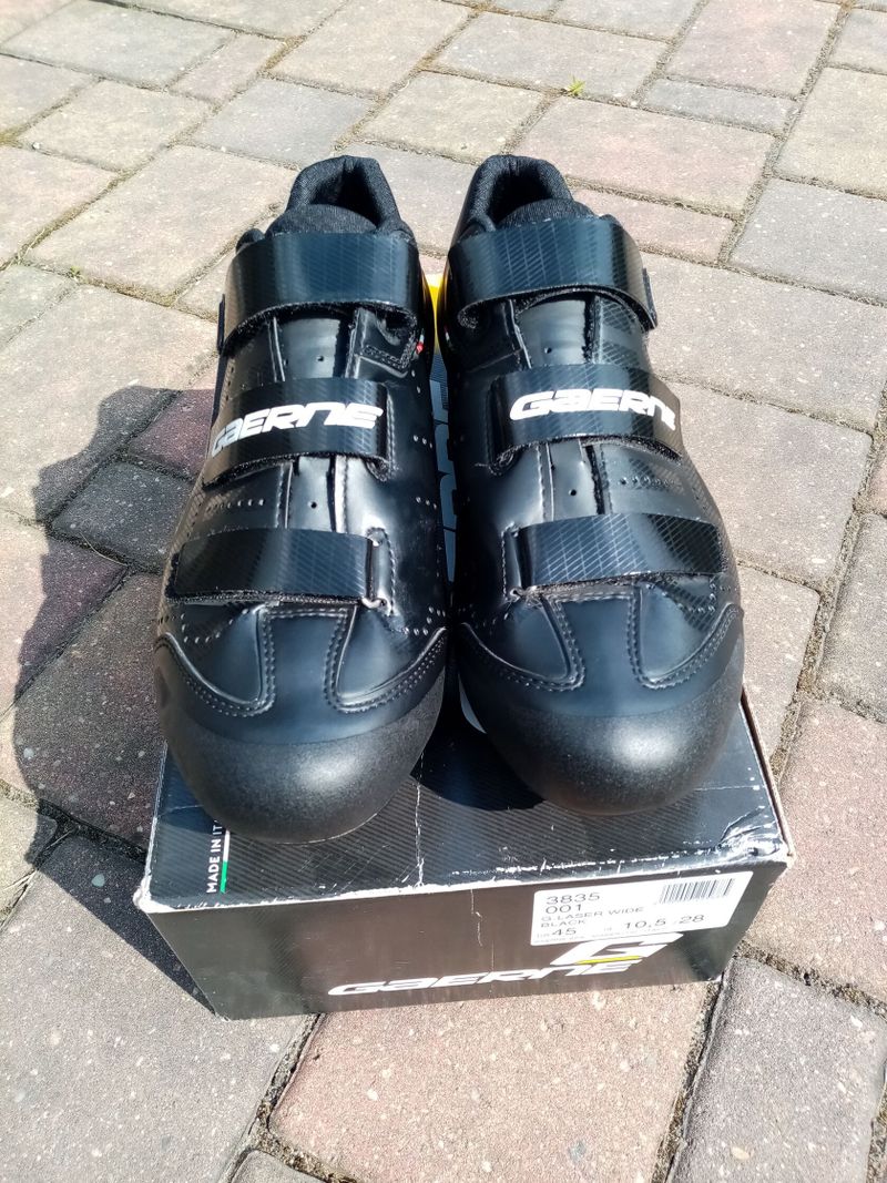 MTB tretry Gaerne Laser wide Black, vel. 45 