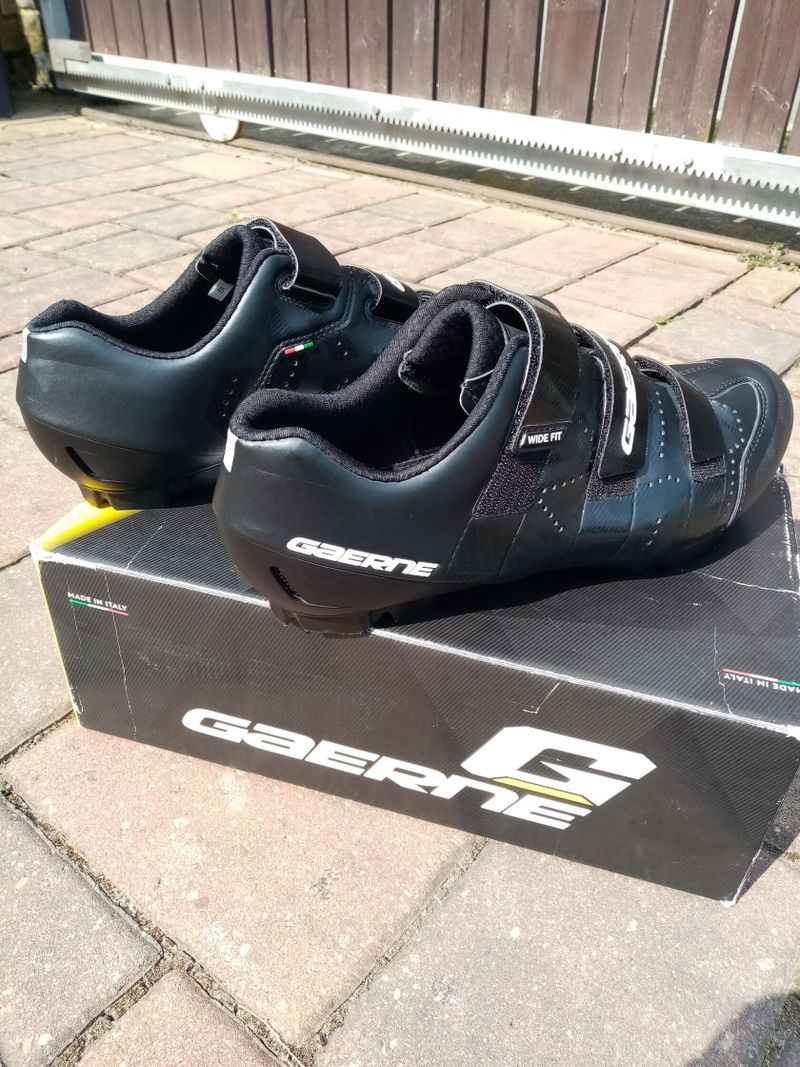 MTB tretry Gaerne Laser wide Black, vel. 45 