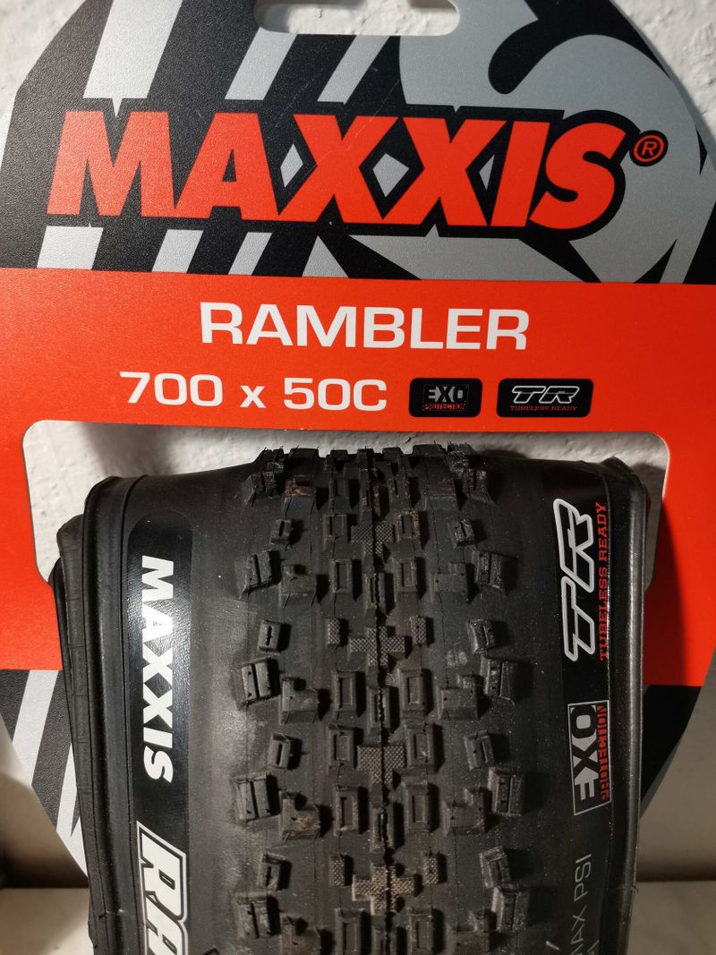 Prodám Gravel plášť Maxxis Rambler, rozměr 700x50C
