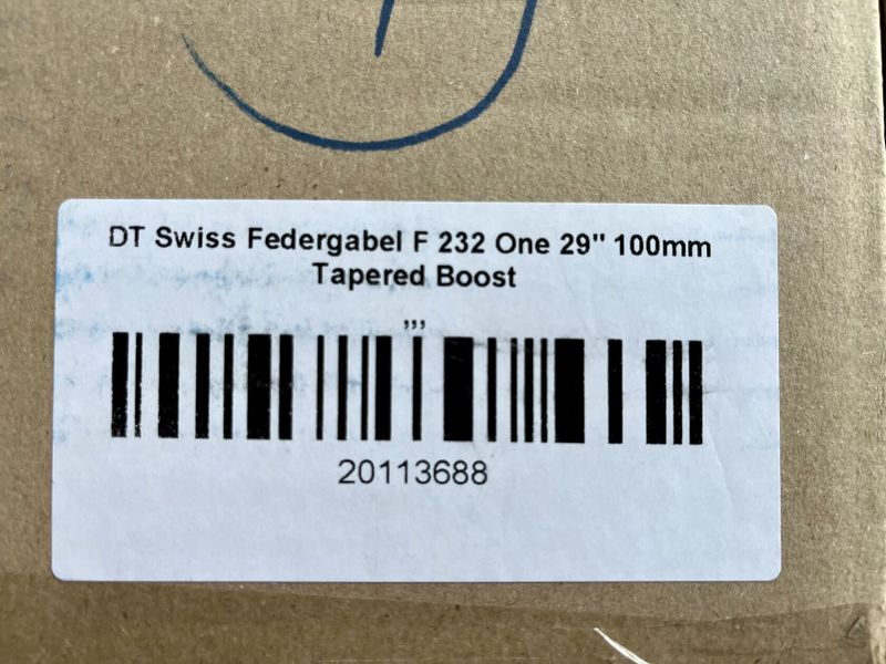 DT Swiss F 232 One 29” 100mm Tapered Boost