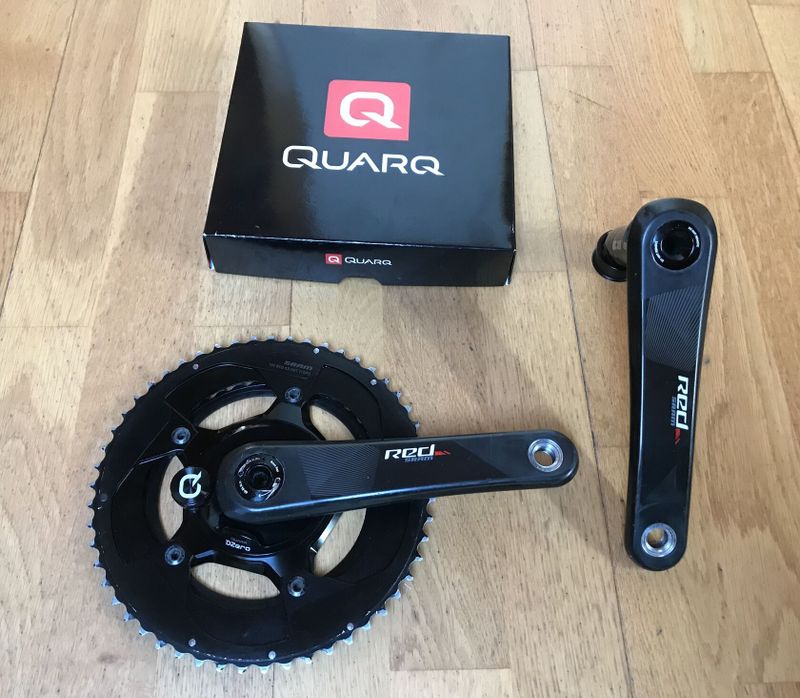 Wattmetr Quarq Dzero + kliky Sram Red s převodníky
