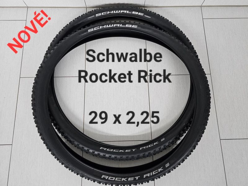 2x nové pláště Schwalbe Rocket Rick 29x2,25 Active K-guard