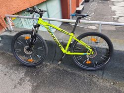 Dětské/pánské kolo MAXBIKE, rám 15, kola 27,5", kotoučové brzdy, barva svítivě žlutá