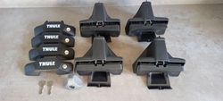 Thule 7105 patky + kit 5011 Octavia 3