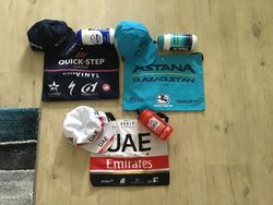 Originální sady profi týmů Astana, Quick step a UAE