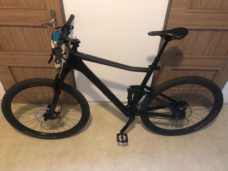 Celoodpružený carbonový bike Cube Stereo SL, 29"