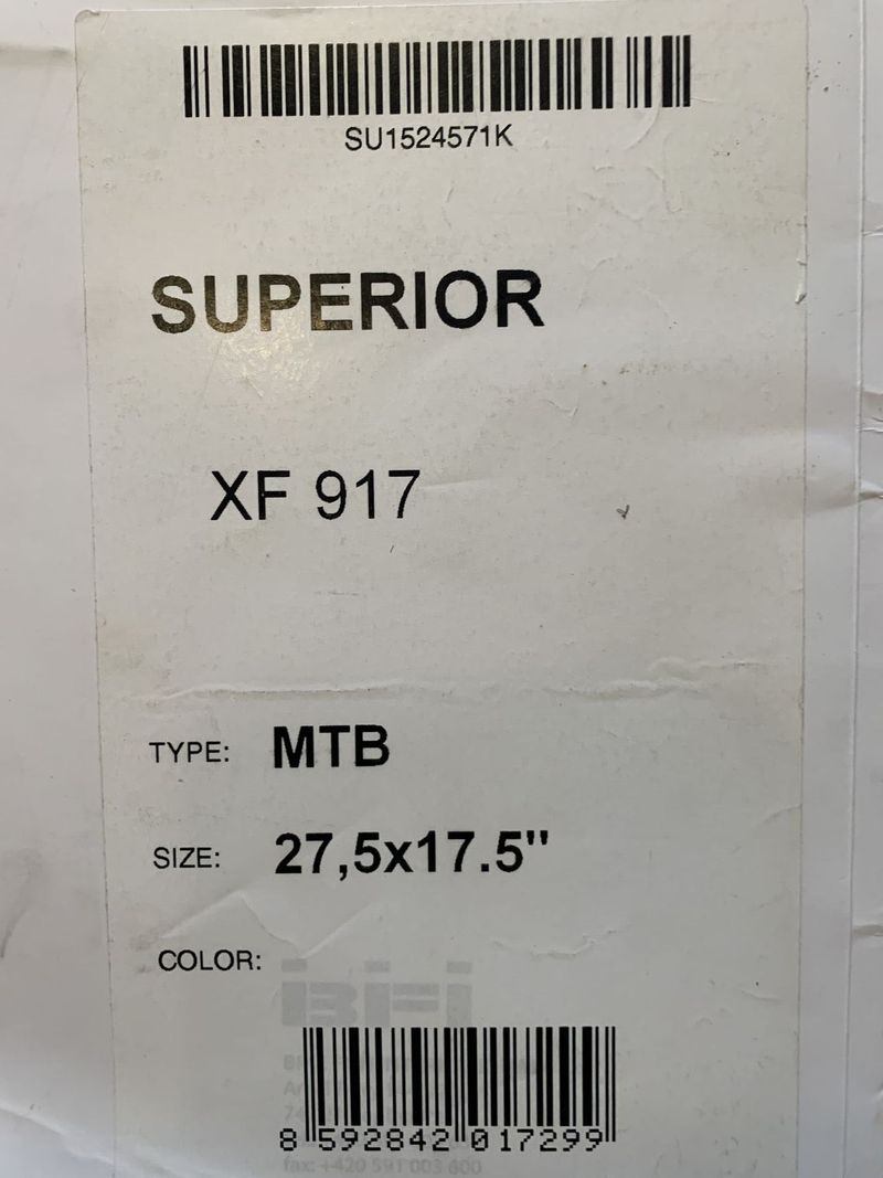 Celoodpružené SUPERIOR XF-917
