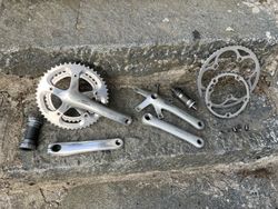 Kliky Shimano Ultegra (172,5) a 105 (170) - 2000Kč a 1200Kč nebo 2500Kč za obě :)