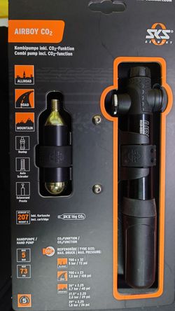 SKS pumpička (hustilka) Airboy CO2 Alu kombinovaná