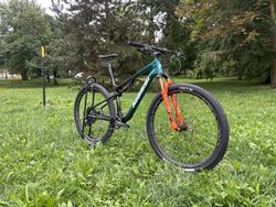 Horské kolo Massi AIRE CARBON SL TEAM Carbon Finish / Green Glossy vel. L/XL