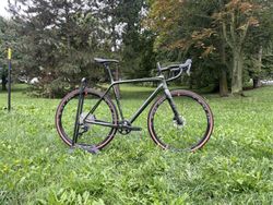 Gravel kolo Massi TEAM GR GRX 1×11 Dark Green / Black Glossy 53" a 56"