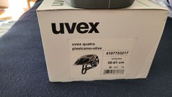 Cyklistická helma Uvex QUATRO PIXELCAMO OLIVE