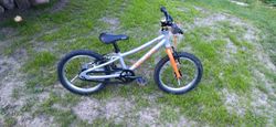 Dětské ultralehké kolo Puky LS Pro 16" - stříbrná/oranžová