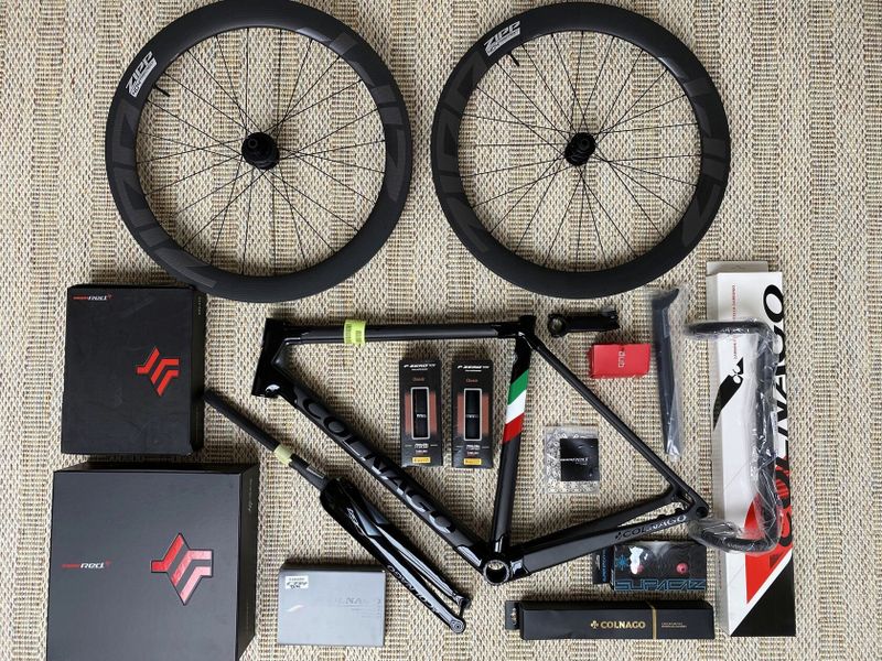 Rámová sada Colnago C64 Disc (černá, vel. 48s, 50s, NOVÁ)