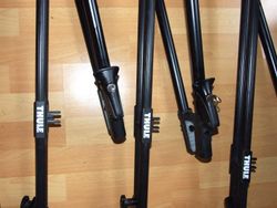 THULE Freeride 575 střešní nosiče na kola 3ks - perfektní stav