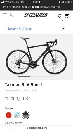 Karbonové silniční kolo Specialized